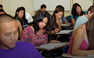 Students in a class - about 10 people -ESL Brooklyn